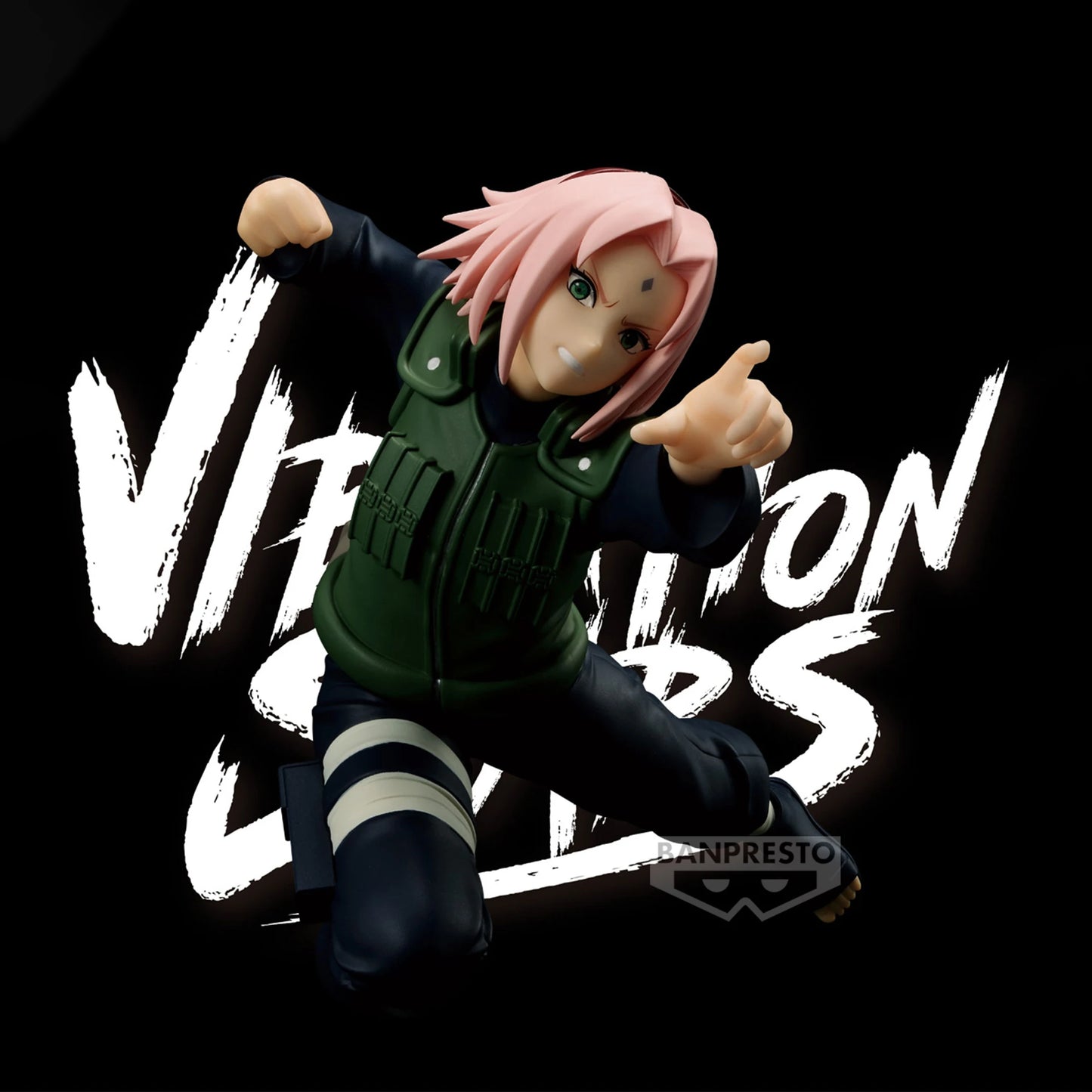 In Stock Original Banpresto Vibration Stars Naruto: Shippuden Haruno Sakura Figure Anime Genuine Model Toy