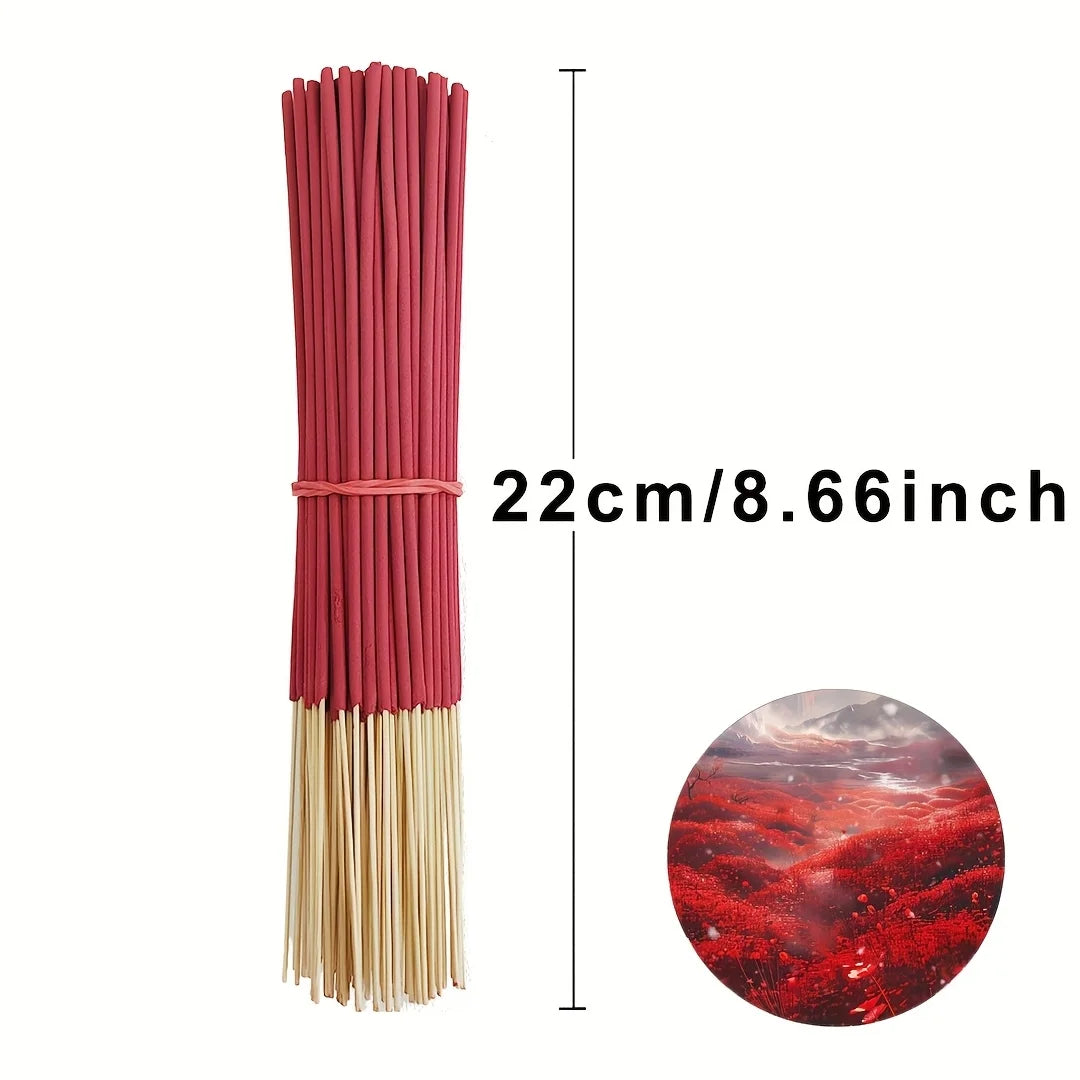 20/50Pcs Dragon Blood Aromatherapy Stick 8.66inch - Aromatherapy Wood for Home, Camping, Yoga and Meditation - Ideal Gift for St. Patrick's Day, Mountains, Father's Day, Mother's Day, Graduation Ceremony, Camping Essentials |