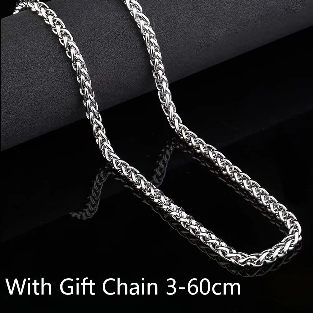 2022 NEW Men's 316L stainless-steel n Jesus Cross Amulet Pendant Necklace for teens punk biker Jewelry Gift free shipping
