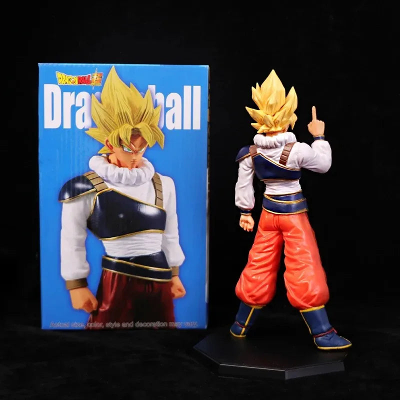 23CM Anime Dragon Ball LC Space Suit Son Goku Super Saiyan The Legend of Fierce Fighting Action Figure Toy Accessories Gift