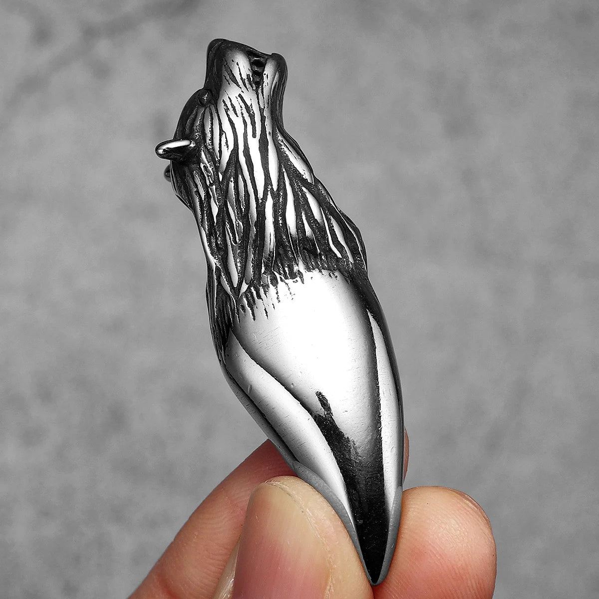 Simple Wolf Tooth Men Necklaces With Pendant Stainless Steel Jewelry For Male Women Punk Hip Hop Accessories Gifts Wholesale