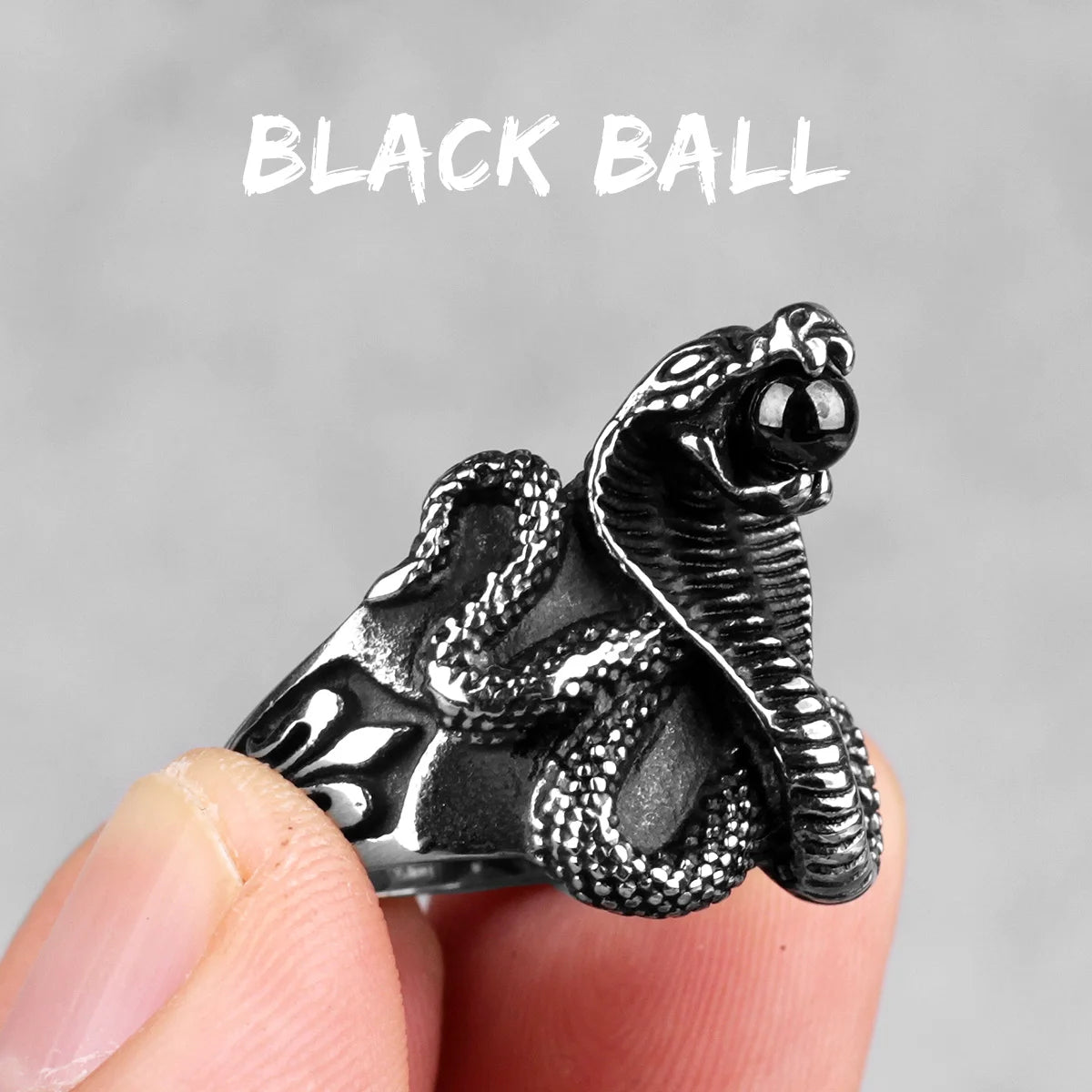 Stainless Steel Animal Men Rings Eagle Dog Dragon Bird Snake Punk Hip Hop Trendy For Male Boy Jewelry Creativity Gift Wholesale