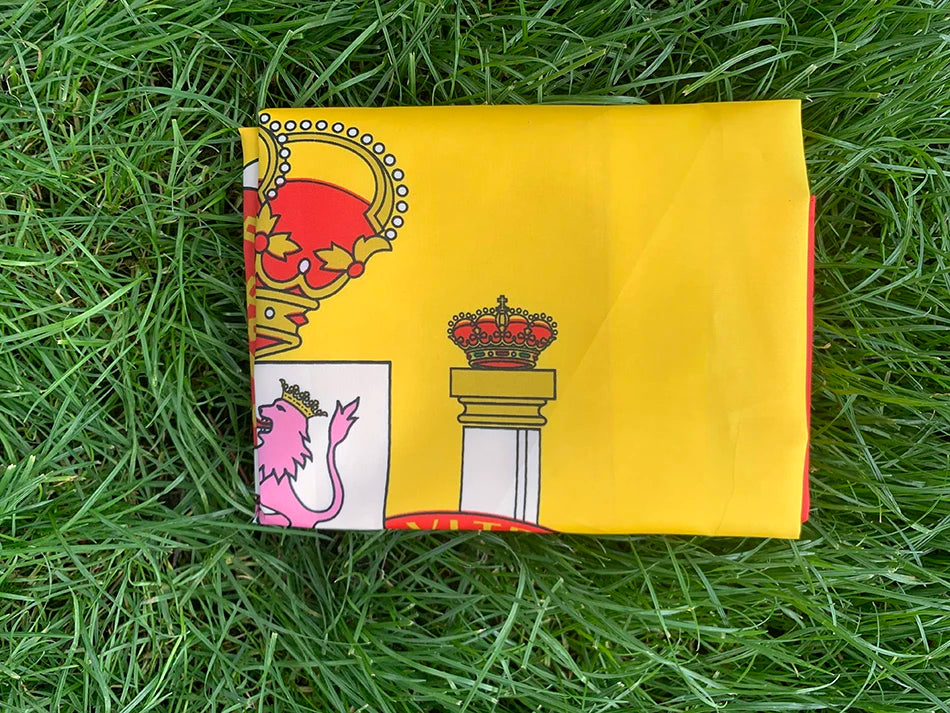 SKY FLAG 90x150cm spain flag 3x5 Feet ES Espana Spanish Flag Super Poly football FLAG Indoor Outdoor for Celebration big flags