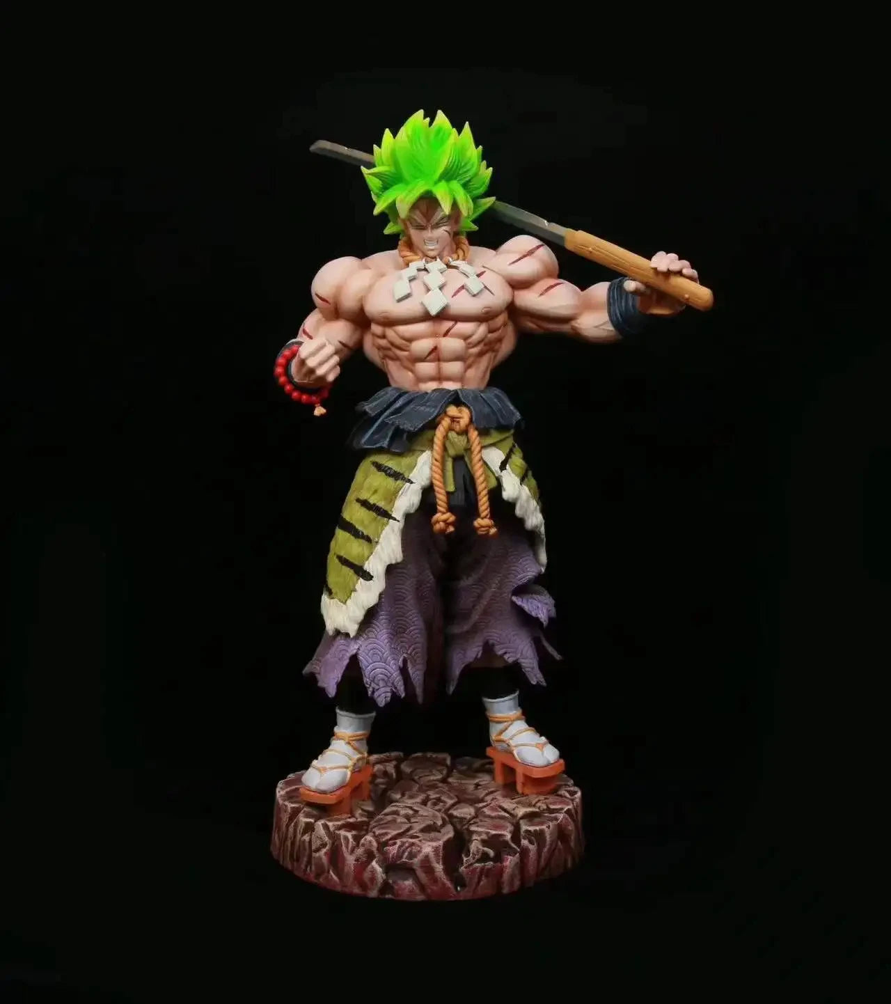 Dragon Ball Anime Figure 38cm Gk Samurai Son Goku Gohan Vegeta Figurine Super Saiyan Pvc Model Statue Doll Toy for Surprise Gift