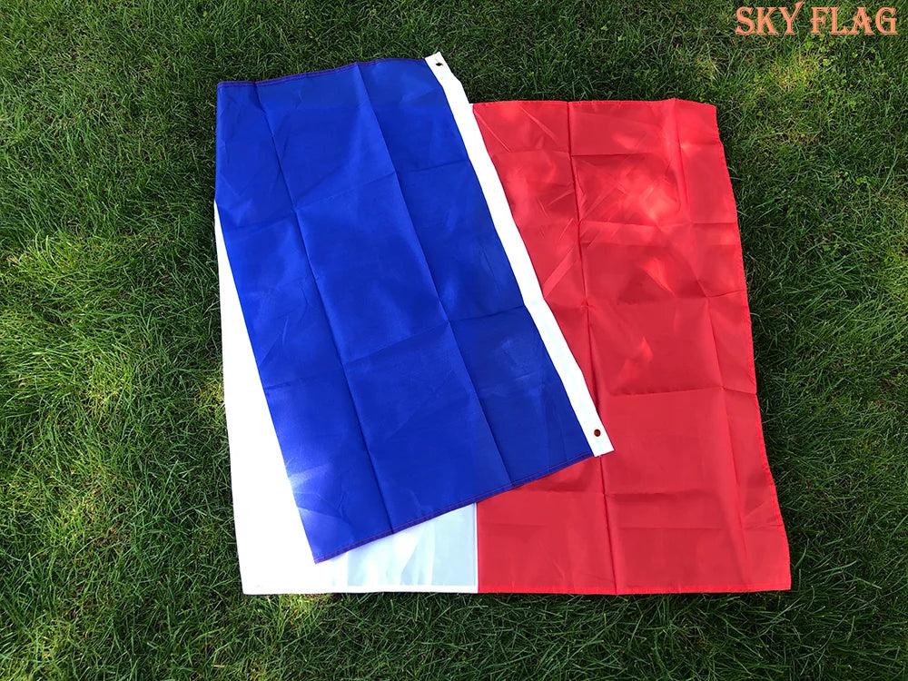 Great France flag 90*150cm Hanging blue white red fra fr french Polyester Banner Decoration French flag