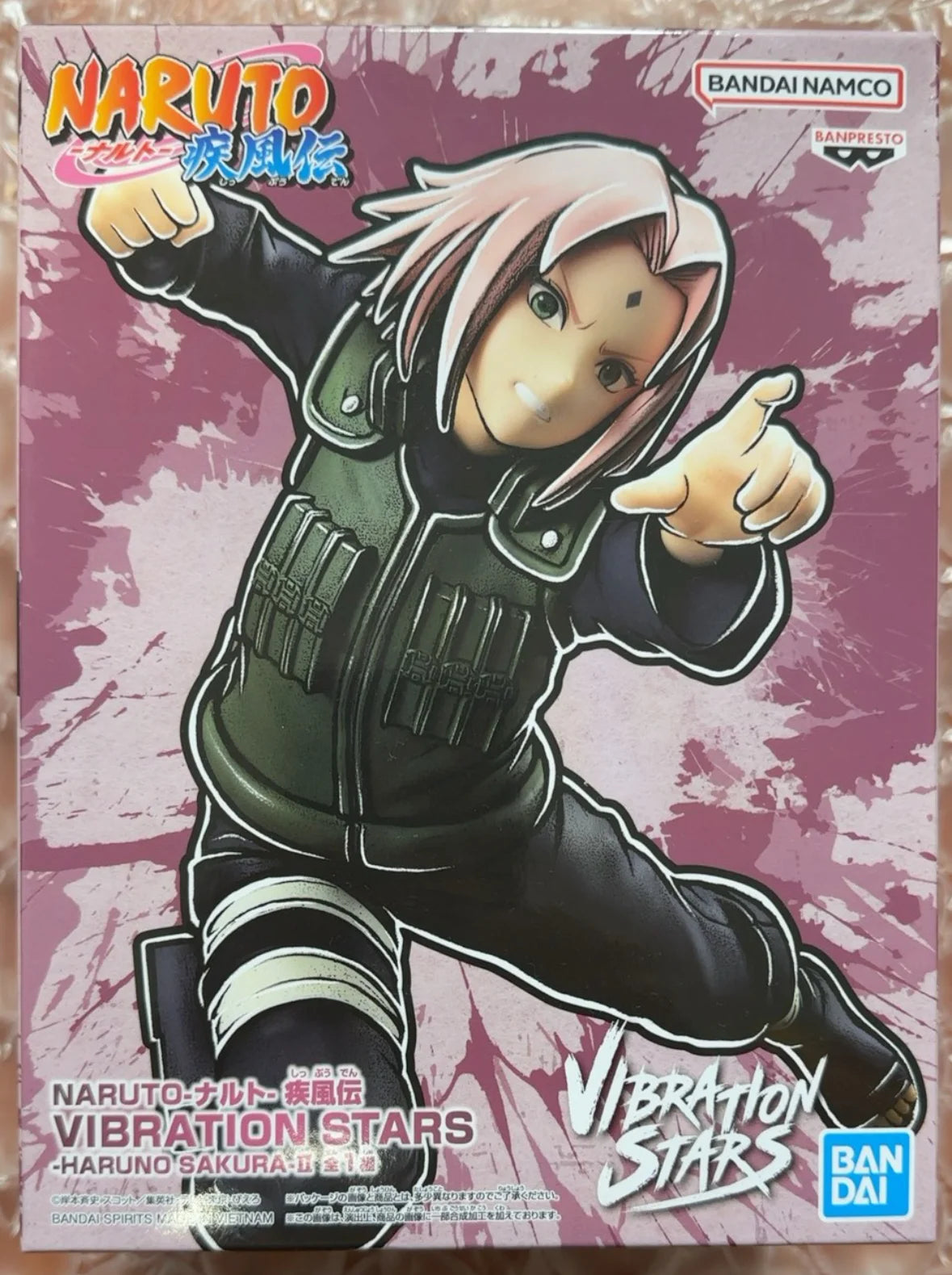 In Stock Original Banpresto Vibration Stars Naruto: Shippuden Haruno Sakura Figure Anime Genuine Model Toy Haruno Sakura