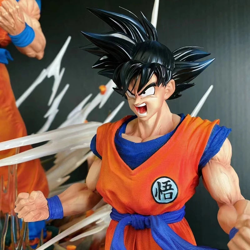 29cm Dragon Ball Z Son Goku Anime Figure Kaioken Action Figurine Pvc Statue Collection Model Decoration Ornaments Toys Gift