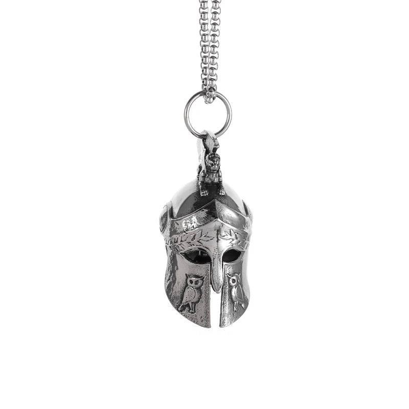 Stainless Steel Motorcycle Bell Pendant Trendy Charm Punk Necklaces For Men Vintage Biker Luck Amulet Jewelry Gifts Wholesale