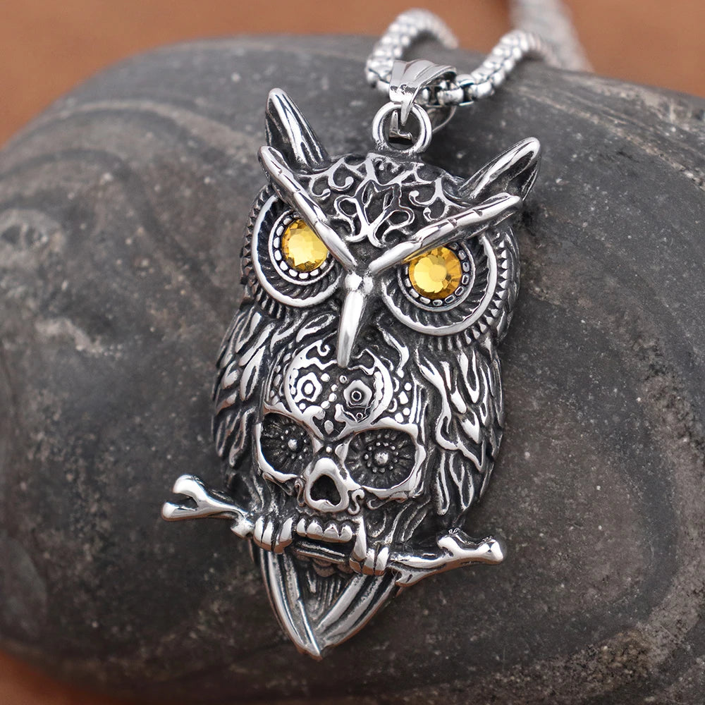 Stainless Steel Dragon Necklace for Men - Chinese Zodiac Pendant Jewelry Gift, Oriental Amulet Gift, Asian Mythology Accessories