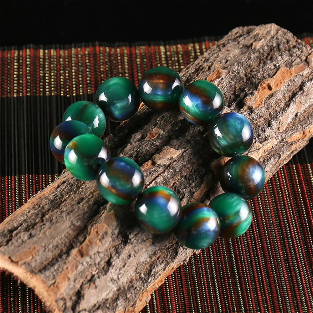 Colorful Sea Willow Hand String Bracelets For Men Lucky Good Fortune Nature Stone Buddha Beads Bracelets Gifts For Friend
