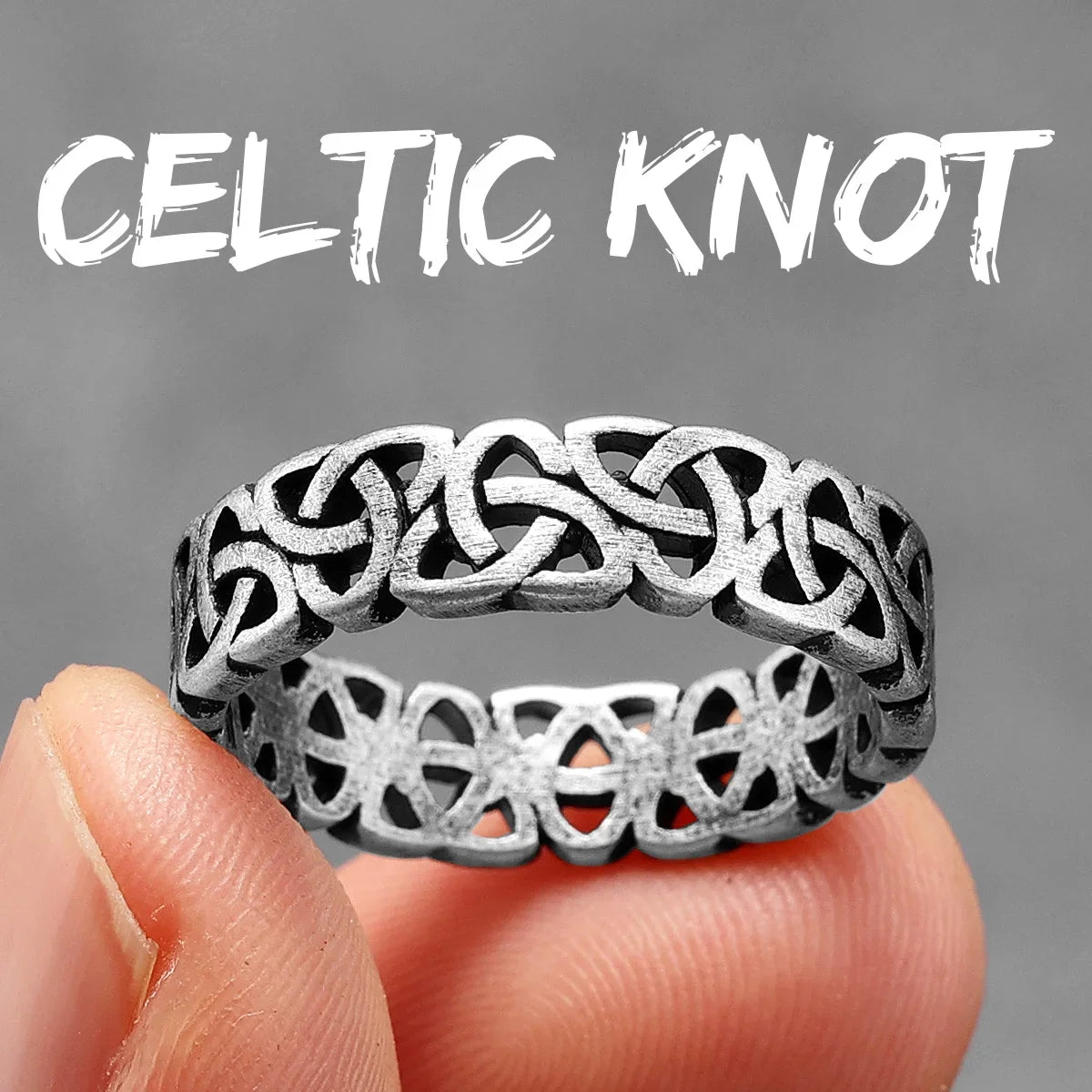 Retro Geometry Texture Men Rings Stainless Steel Women Fashion Jewelry Punk Trendy Luxury New In Accessories Gift Wholesale