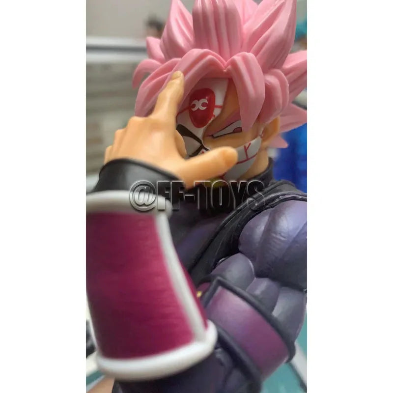 25cm Dragon Ball Figure Super Saiyan Rose 3rd Mission Prize D PVC Action Figures Black Goku Zamasu Model Toys for Children Gifts