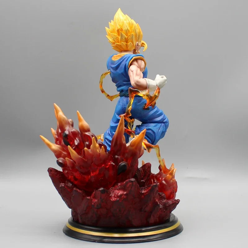 25cm Anime Vegetto Dragon Ball Figures GK Vegetto Action Figures with Light Tenth Bullet PVC Collection Model Toys Ornamen Gifts