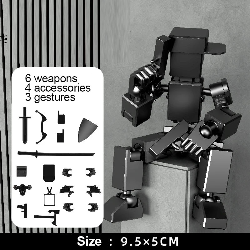 Creative Multi-Jointed Movable Shapeshift Robot 3.0 3D Printed Mannequin Dummy Action Model Doll Toy Kid Christmas Decora Gift