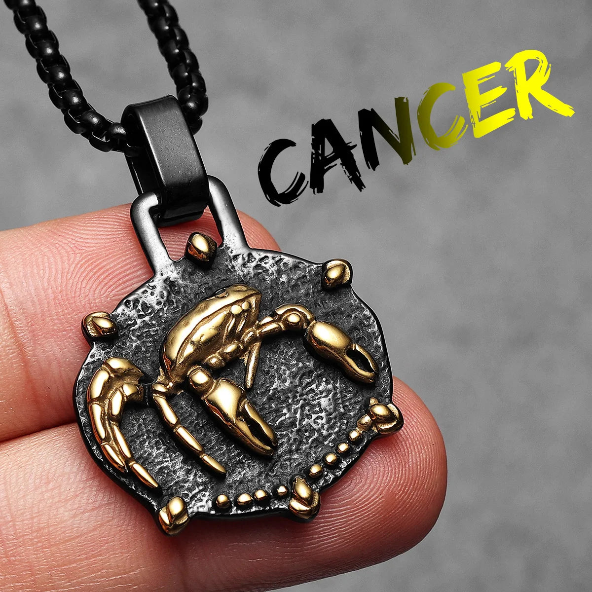 Twelve Constellations Stainless Steel Man Necklaces Pendant Chain Couple Gifts Women Fashion Jewelry Gifts Wholesale Dropshiping