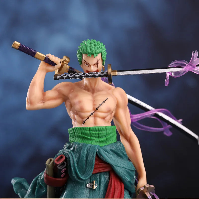 Anime One Piece 21CM Roronoa Dream Zoro Figure Collectible Figurine Model Cartoon Collection Toy Children Kids Boy Birthday Gift