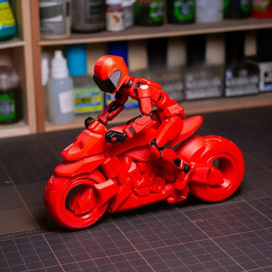 3D Printed Death/Swordsman Dummy 13 Action Figures Multi-Jointed Movable Lucky 13 Action Figure Nova 13 Action Figure for Gift