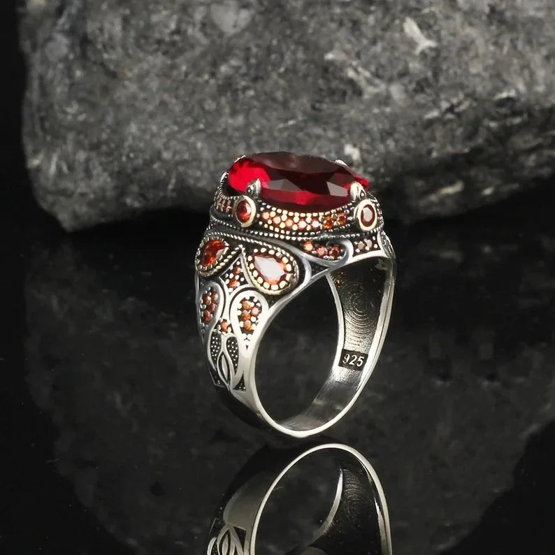 New atmospheric men's ring retro style, fashionable personalized accessories