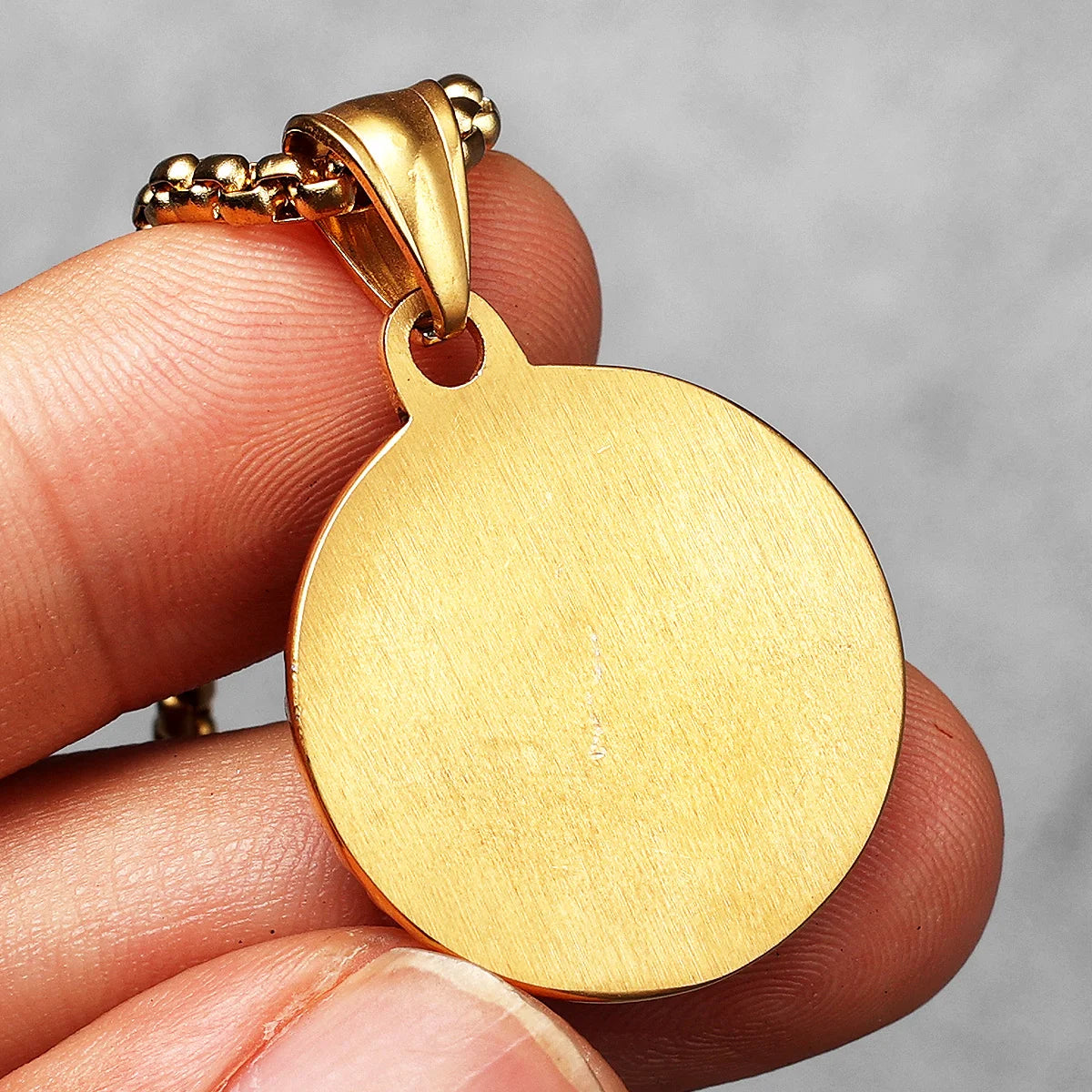 Aesthetic Virgin Mary Powerful Amulet Stainless Steel Men Necklaces Pendant Chain Vintage Cool For Women Jewelry Gifts Wholesale