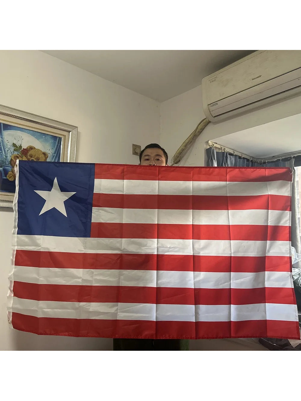 SKY FLAG Liberia flag 90x150cm High Quality polyester Liberia National Flag For home Decoration And Activit