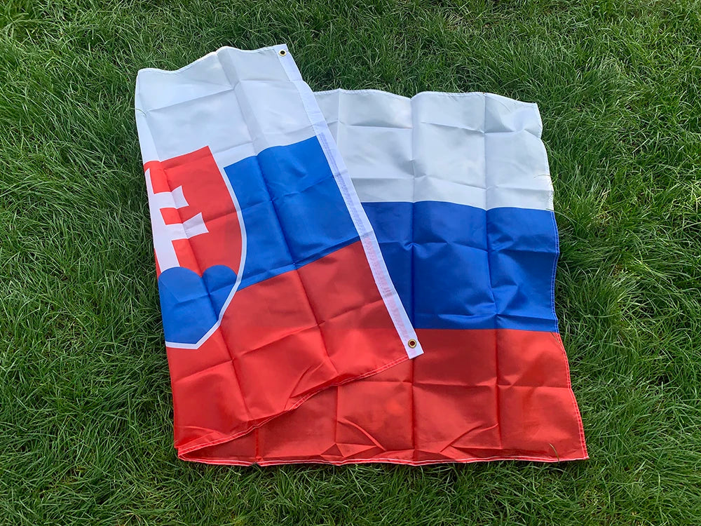 skyflag Slovakia FLAG 90*150cm svk sk Slovenska slovakia Slovak Flag Banner EU 3*5FT polyester Hanging flag