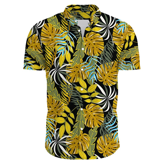 2024 Summer Men's Casual Floral Print Short Sleeve Top Hawaiian Shirt For Mens Clothes Daily New High Quality Lapel Oversized CS2024XQ1242