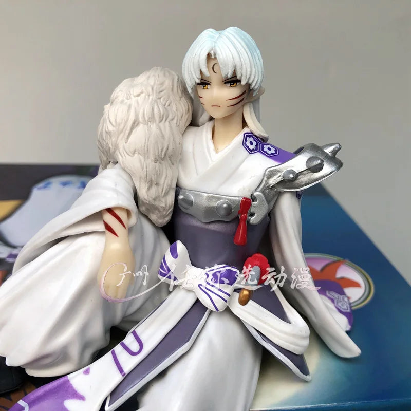 InuYasha Anime Figure InuYasha Combat Ver Action Figure Sesshoumaru Statue Collection PVC Model Doll Toys Gift Accessories Decor