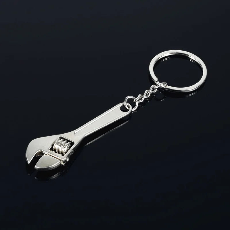 Car Speed Gearbox Gear Head Keychain Manual Transmission Lever Metal Key Ring Car Refitting Metal Pendant Creative Keychain 2023 BS-Silver