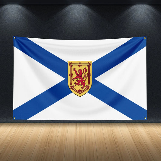 3X5Ft Scotland Royal Banner Tapestry Wall Flag Blue White Saltire Red Lion Shield National Heritage Home Decor European Display