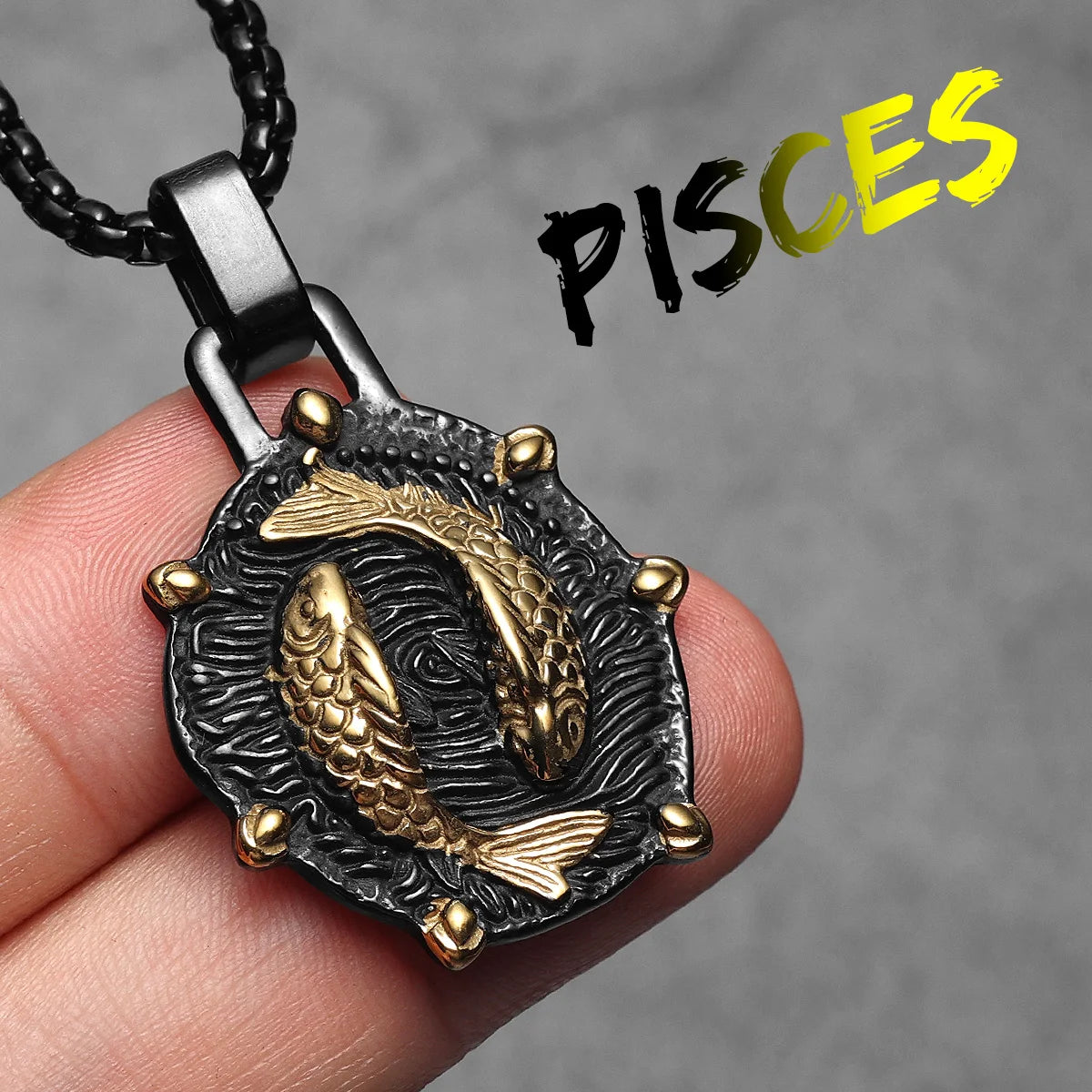 Twelve Constellations Stainless Steel Man Necklaces Pendant Chain Couple Gifts Women Fashion Jewelry Gifts Wholesale Dropshiping