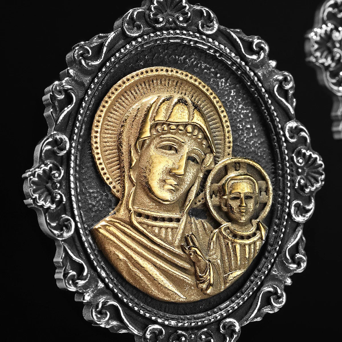 Virgin Mary Powerful Amulets Stainless Steel Men Necklaces Pendant Chain Punk Trendy For Women Fashion Jewelry Gifts Wholesale