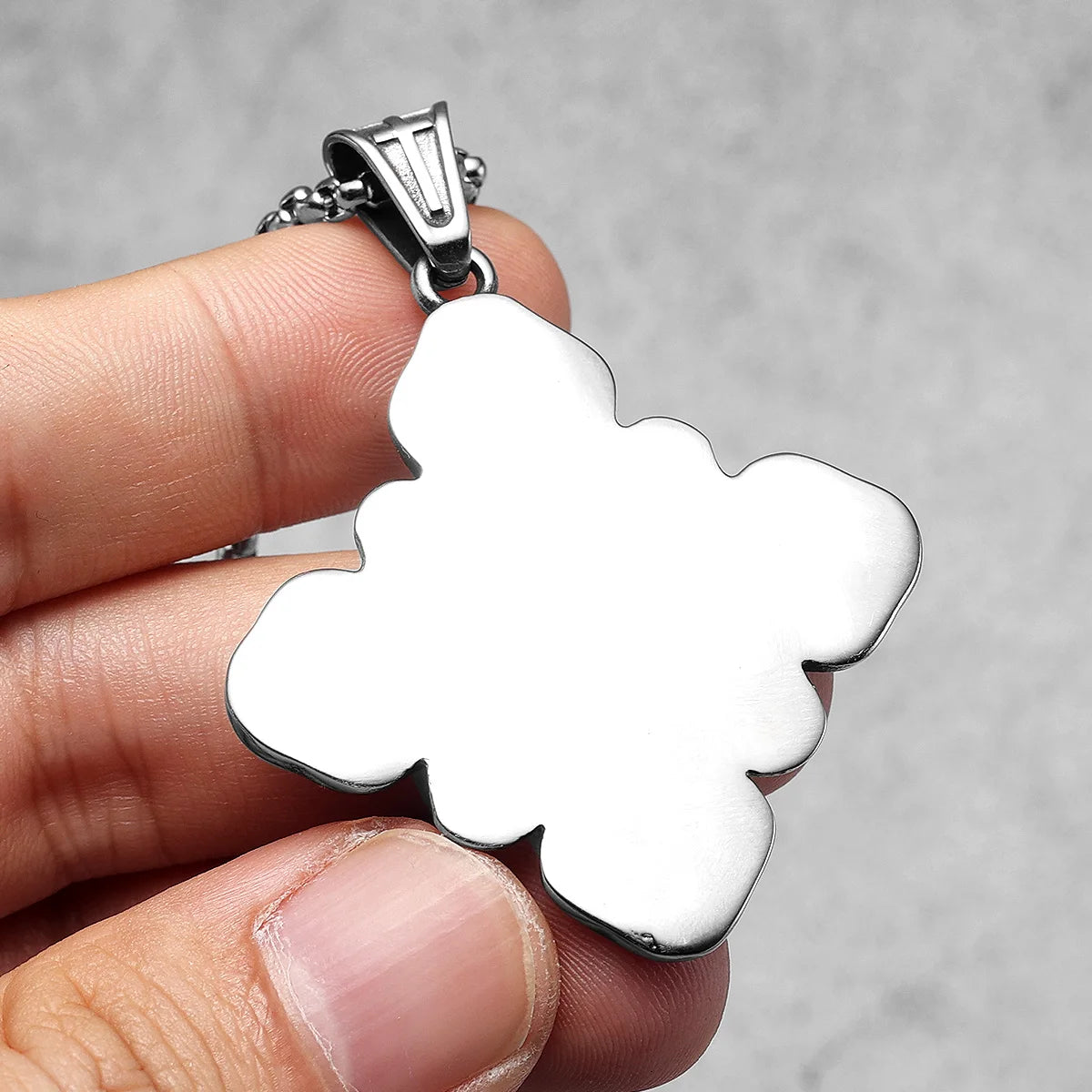 Cross Jesus Powerful Amulets Stainless Steel Men Necklaces Pendant Chain Punk For Women Fashion Jewelry Gifts Wholesale