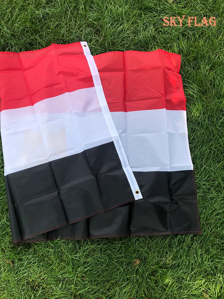 Egypt Flag 90x150cm Egypt flag High Quality Double Sided Printed Polyester Egypt Flag for decor