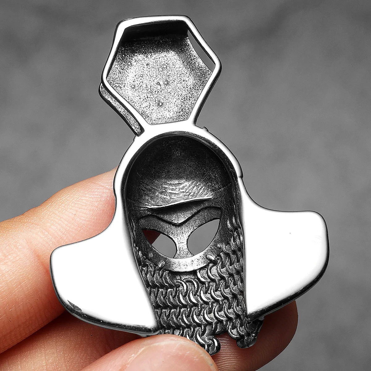 Viking Helmet Stainless Steel Men Necklaces Pendant Chain Punk Hiphop Women Fashion Jewelry Gifts Wholesale Dropshiping
