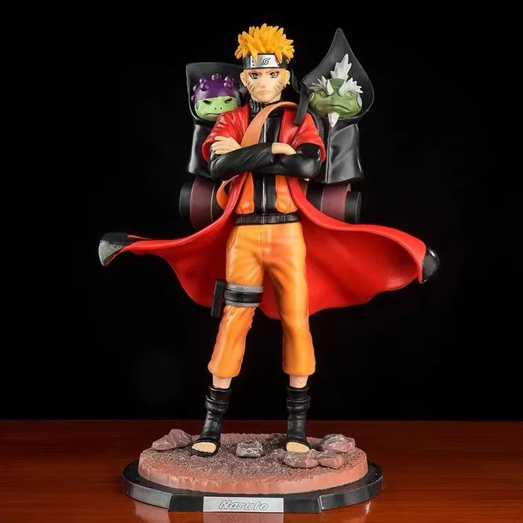 30cm Uzumaki Naruto Naruto Sage Action Anime Figures PVC Toys Shippuden Collector Figurine Brinquedos Model Doll Figure