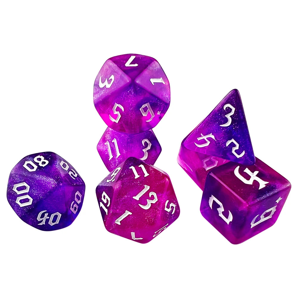 dnd dice 7pc/set PURPLE