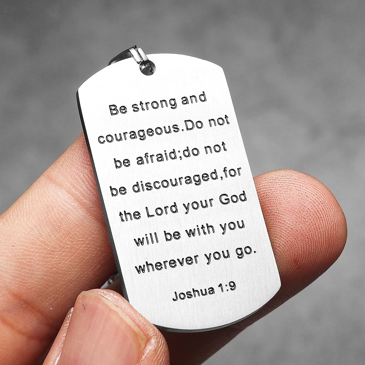 Cross Amulet Bible Tag Stainless Steel Men Necklaces Pendant Chain Punk For Women Fashion Jewelry Gifts Wholesale Dropshiping