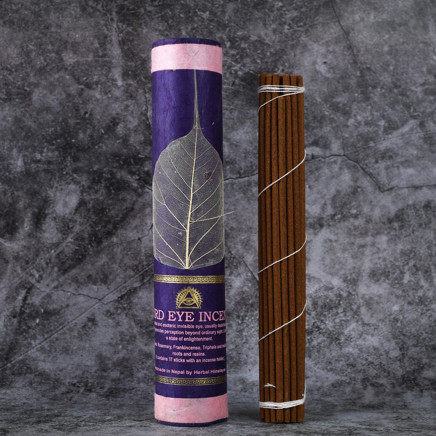 37 Root/ Barrel Nepal Bodhi Leaf Natural Tibetan Incense Handmade Thread Incense Home Office Aromatherapy Yoga Meditation