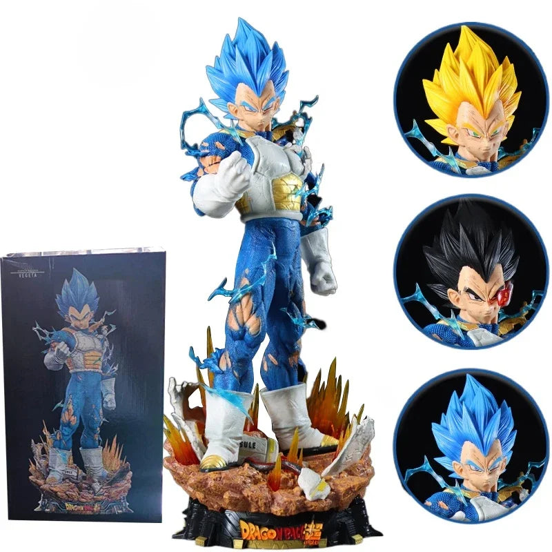 Yunqi Create Studio Pvc Gk Dragon Ball Z Son Goku Ultra Instinct Statue 50cm Dbz Anime Model Action Figure Collection Toys Gifts K