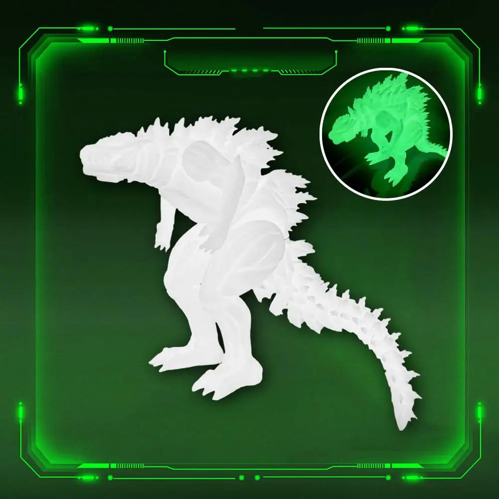 3D Printed Dragon Ornament Desktop Ornament 3D Big Mouth Dinosaur Animals Home Office Craft Printed Figures Christmas Gifts
