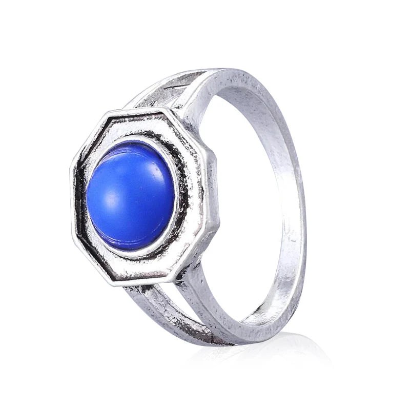 The Vampire Diaries Ring Letters Anillos Salvatore Damon Reborn Daylight Ring Aneis Stefan Family Crest Vintage Jewelry Gift New