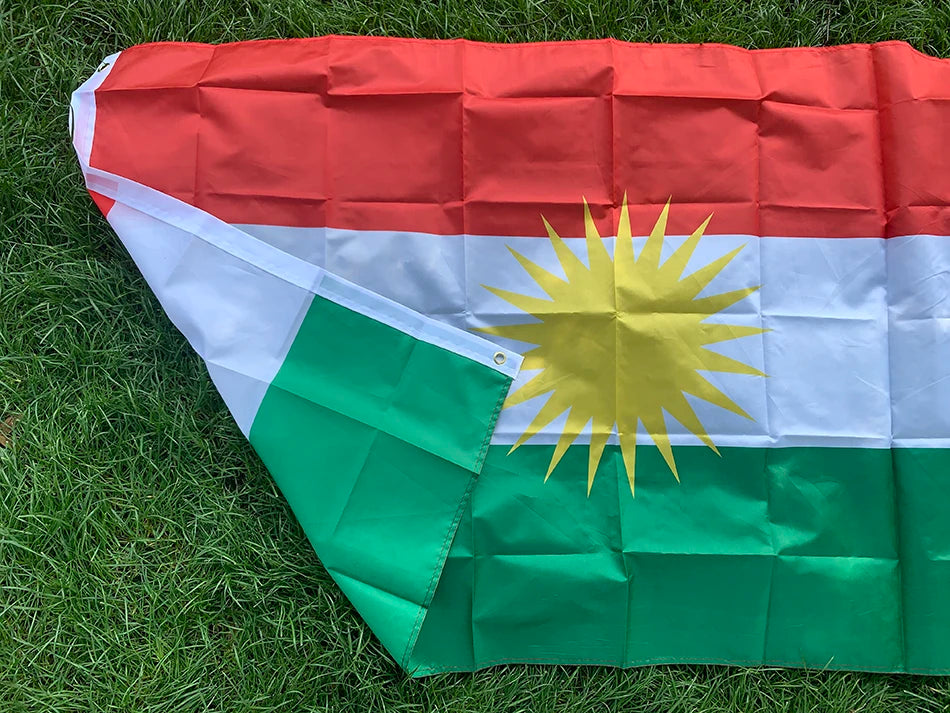 SKY FLAG Kurdish flag 60x90cm 90*150cm Kurdistan Flag Hanging Polyester Kurdish Flag and Bannes Home Decoration flag