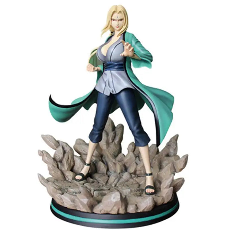 28cm Naruto Figure Anime Model GK Shippuden Boruto Kakashi Hokage Hashirama Tsunade Namikaze Minato Action Figure Kids Toy Gifts Tsunade 25.5cm CHINA With Retail Box