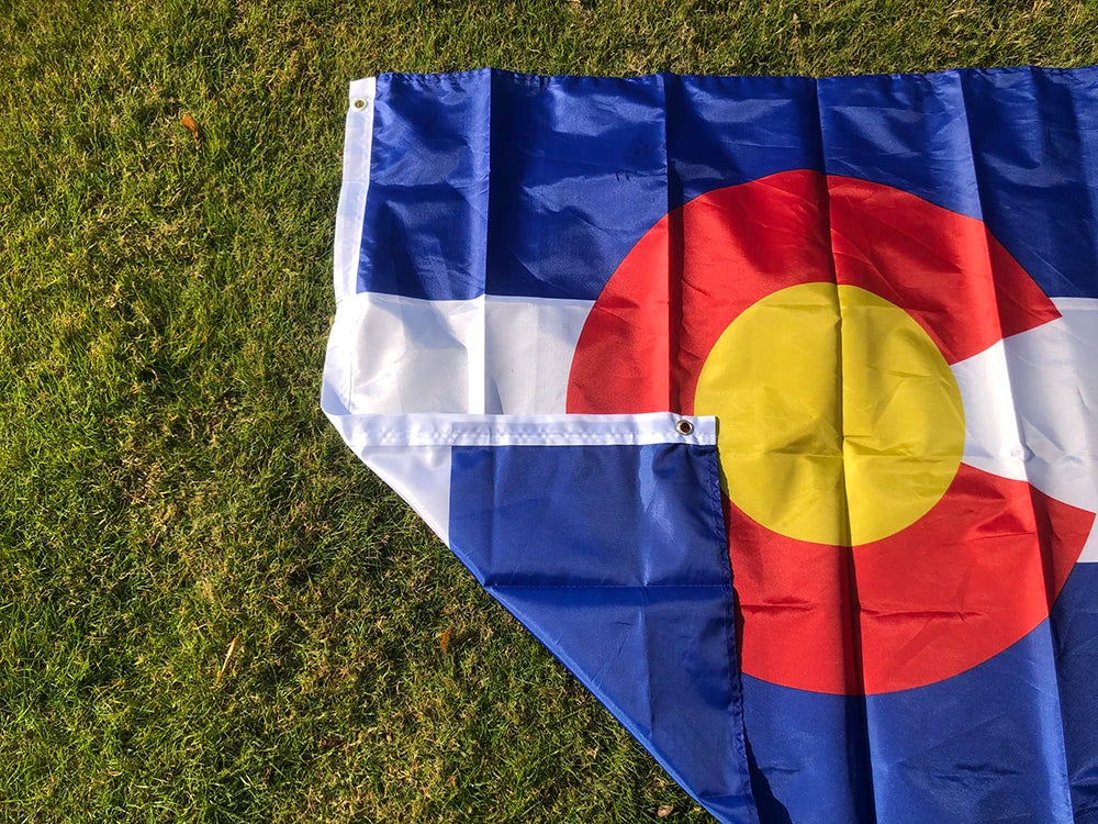 SKY FLAG Colorado Flag 90x150cm Double Penetration Polyester US USA State Colorado Flag USA Flag Hanging Banner