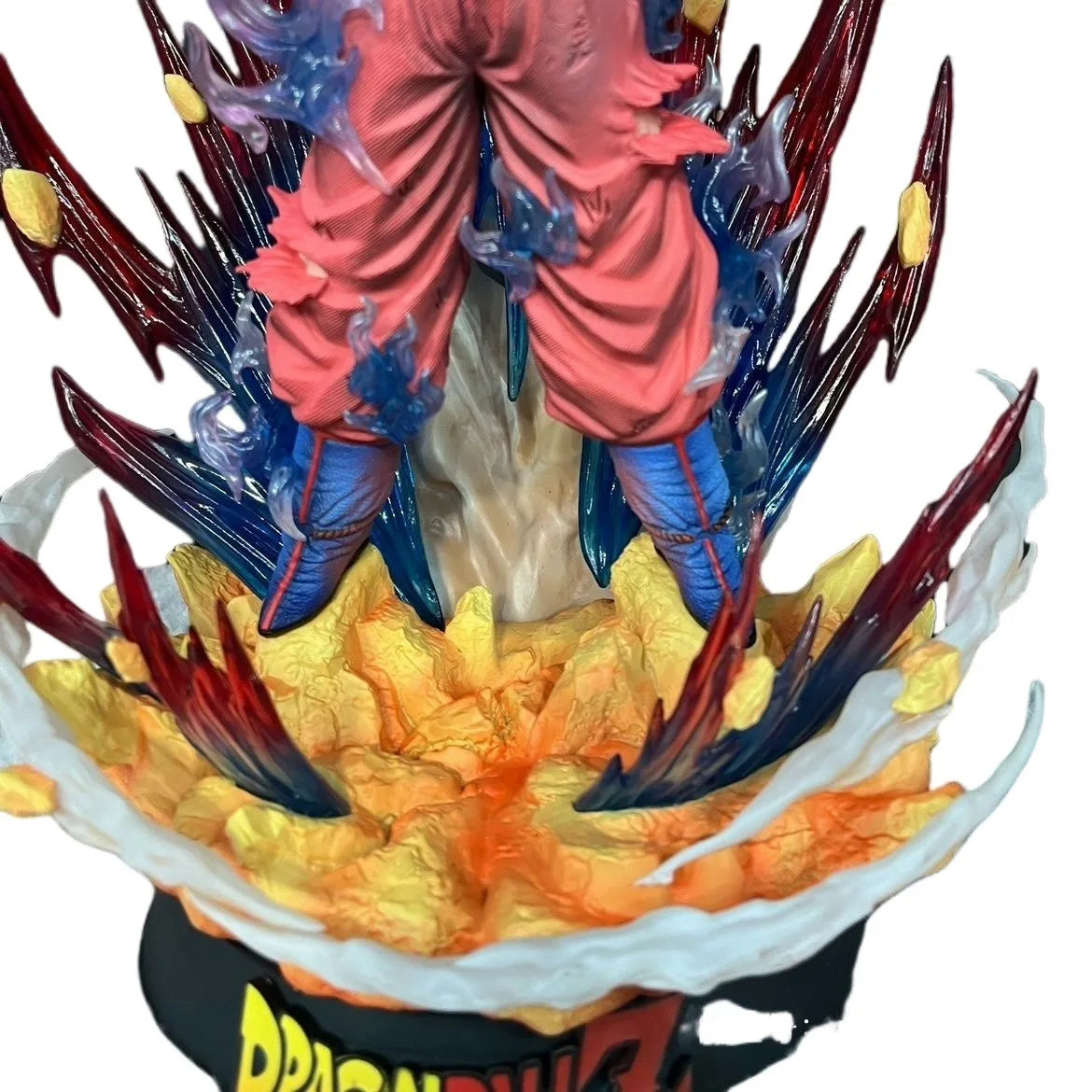 40cm Dragon Ball Anime Figure Super Saiyan God Blue Kaiouken Goku Action Figures Explosive Goku Pvc Model Statue Figurine Toys