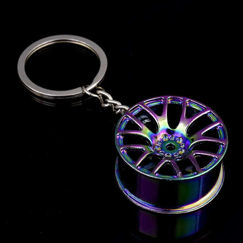 Car Speed Gearbox Gear Head Keychain Manual Transmission Lever Metal Key Ring Car Refitting Metal Pendant Creative Keychain 2023 LG-Mix color