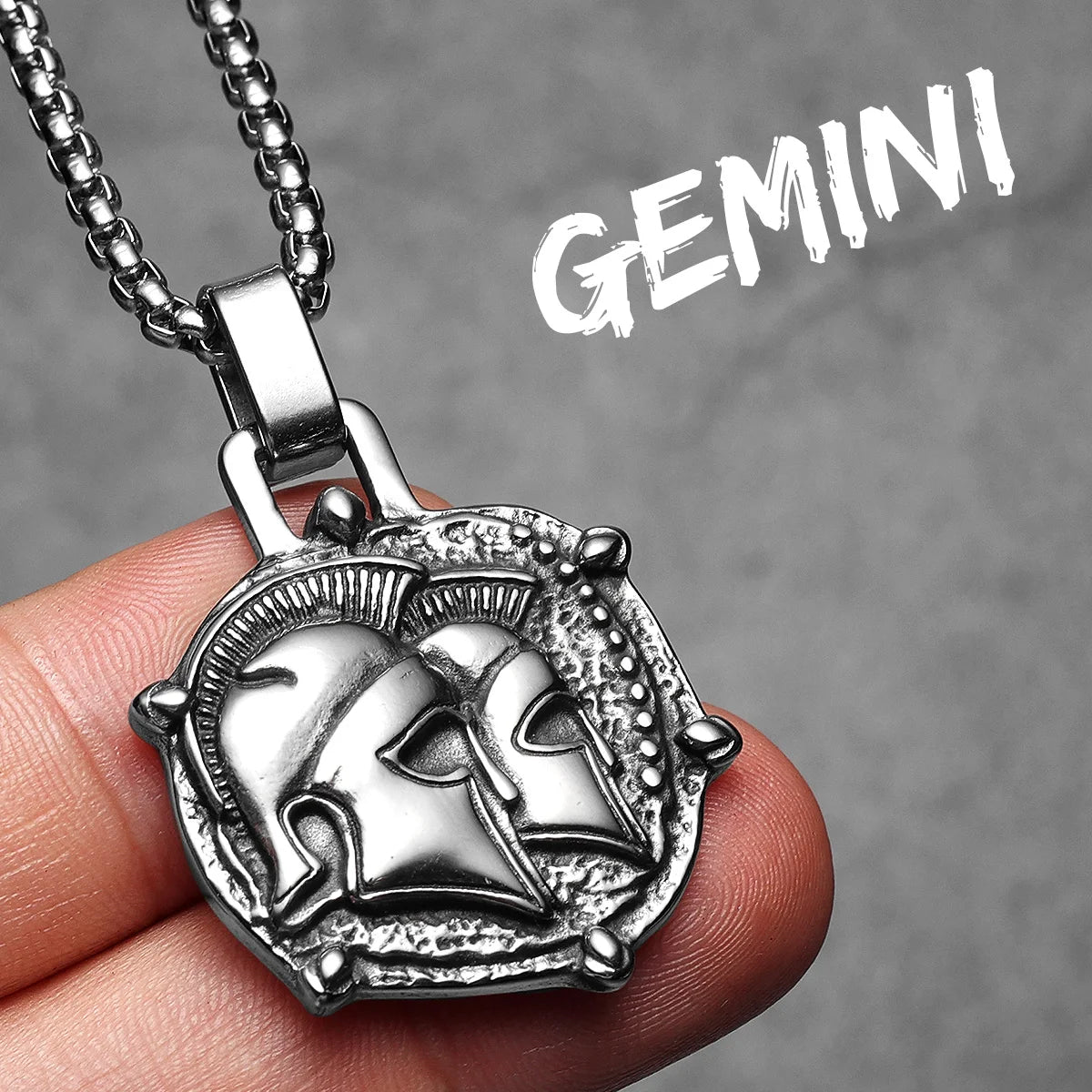 Twelve Constellations Stainless Steel Man Necklaces Pendant Chain Couple Gifts Women Fashion Jewelry Gifts Wholesale Dropshiping
