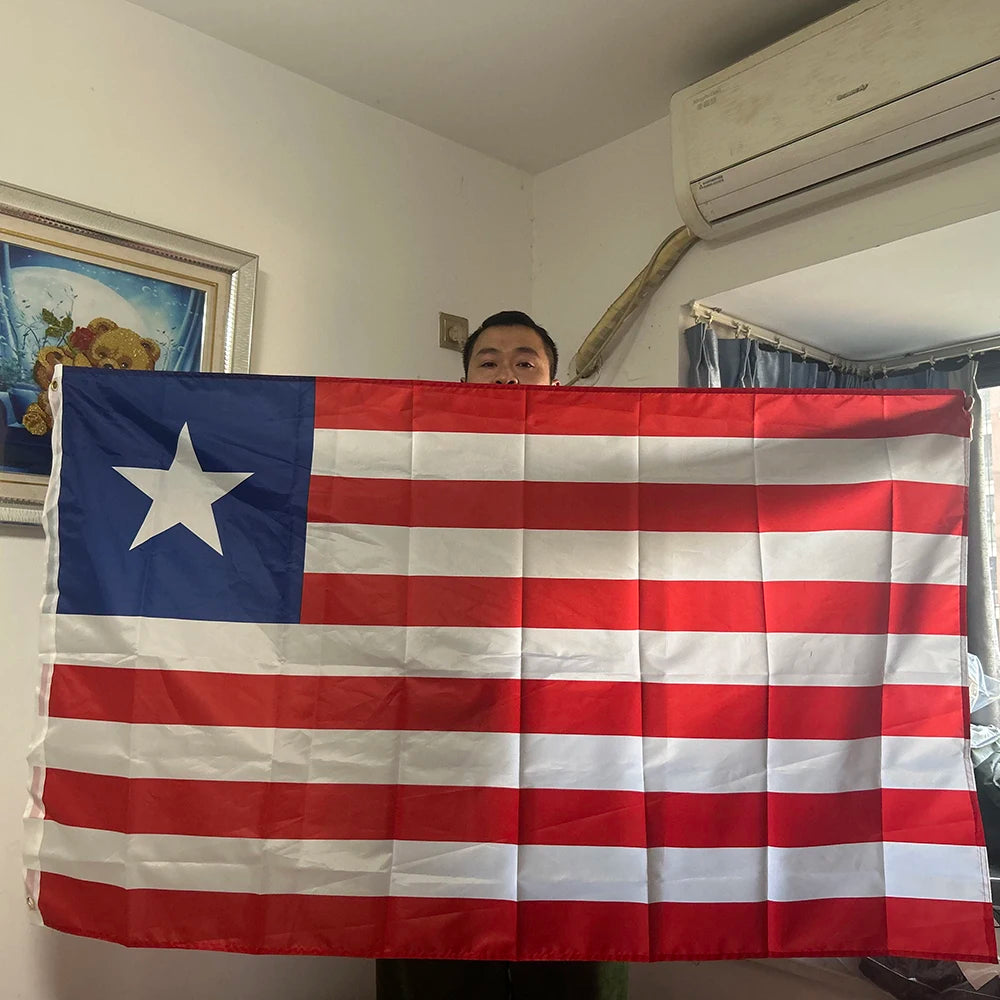 SKY FLAG Liberia flag 90x150cm High Quality polyester Liberia National Flag For home Decoration And Activit