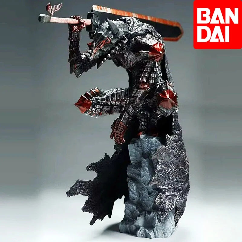 25cm Berserk Guts L Anime Figure Guts Berserker Armor Action Figure Berserk Black Swordsman Figurine Model Collection Doll Toys