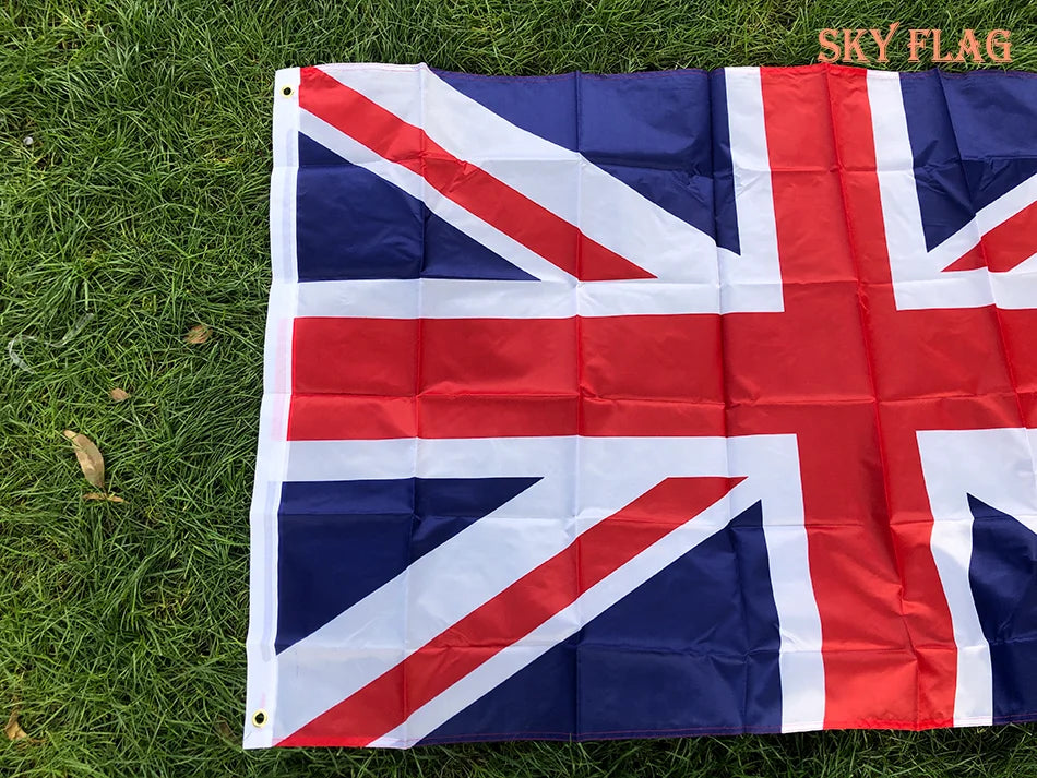 SKY FLAG UK flags 90x150cm England country State Flag polyester United Kingdom National Brand flag great Britain banner